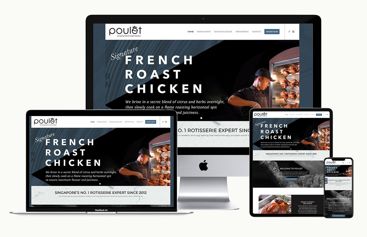 Poulet — website design